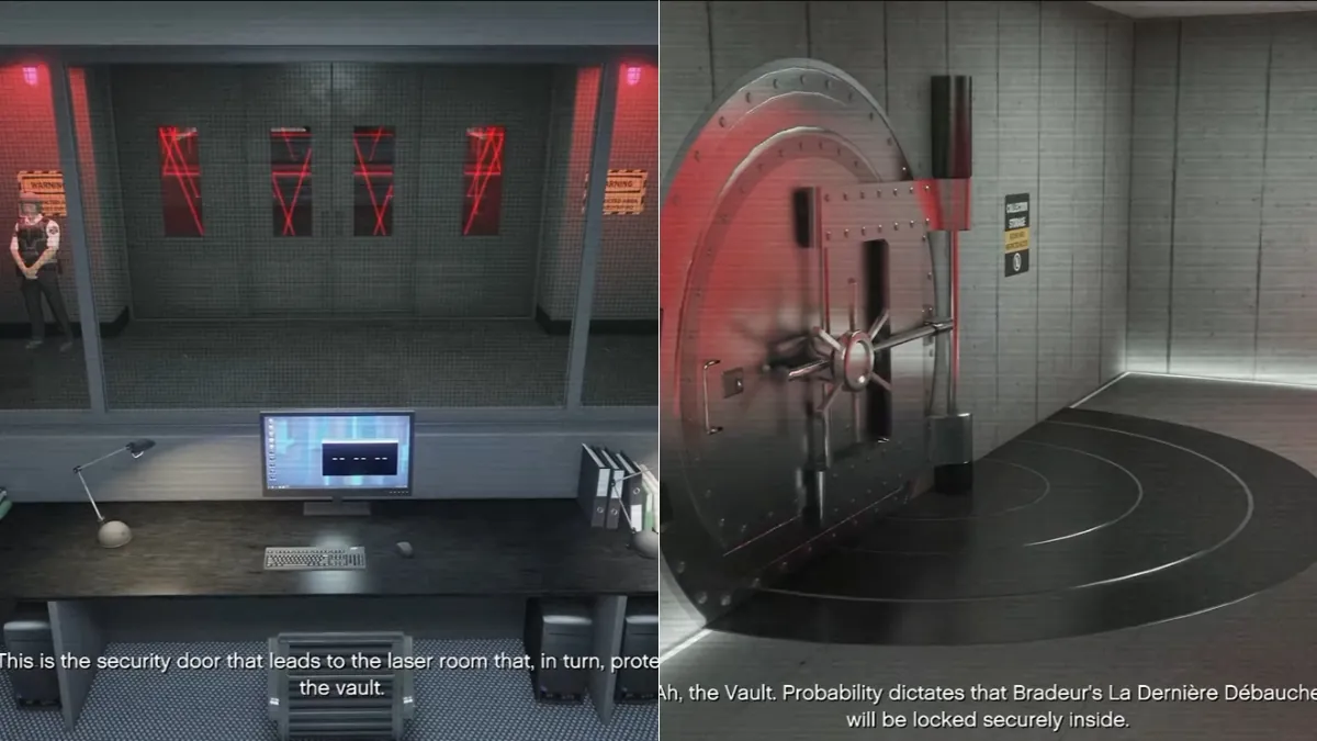The Kortz Center Heist Finale — vault room inside the Kortz Center